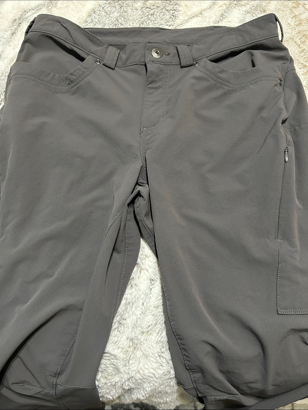 Duluth Trading Flexpedition Stretch skinny Pants in Gray 12 x 29 - Picture 5 of 15